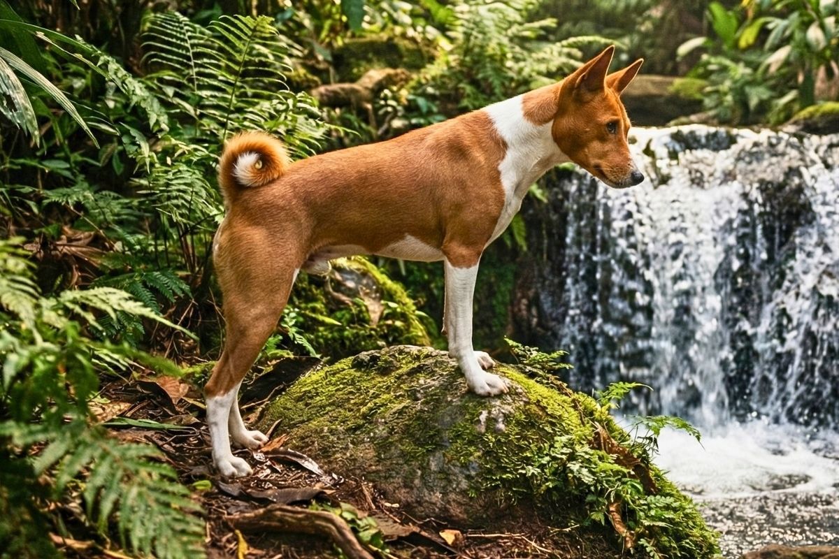 Wygląd Basenji charakterystyka rasy pies afrykański wzorzec sierść