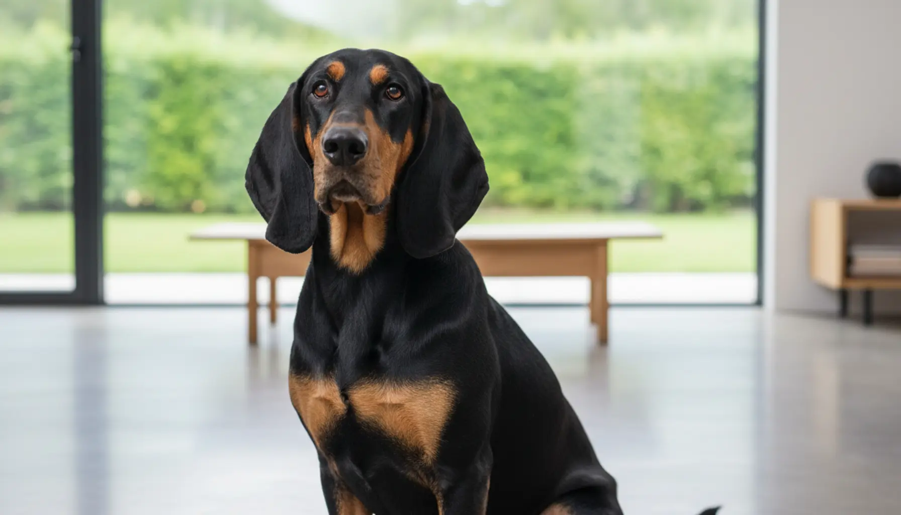 Black and Tan Coonhound wygląd cechy fizyczne i charakter rasy psa