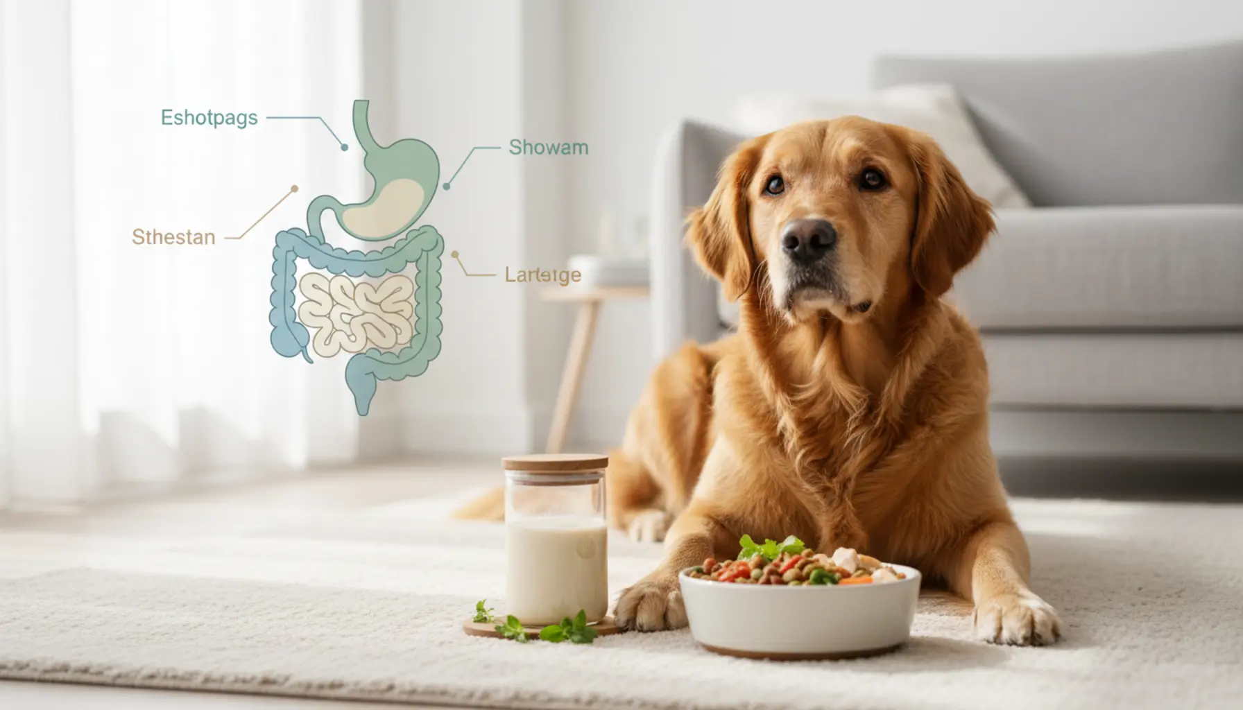 How to care for your dog’s digestive system with daily diet and appropriate foods