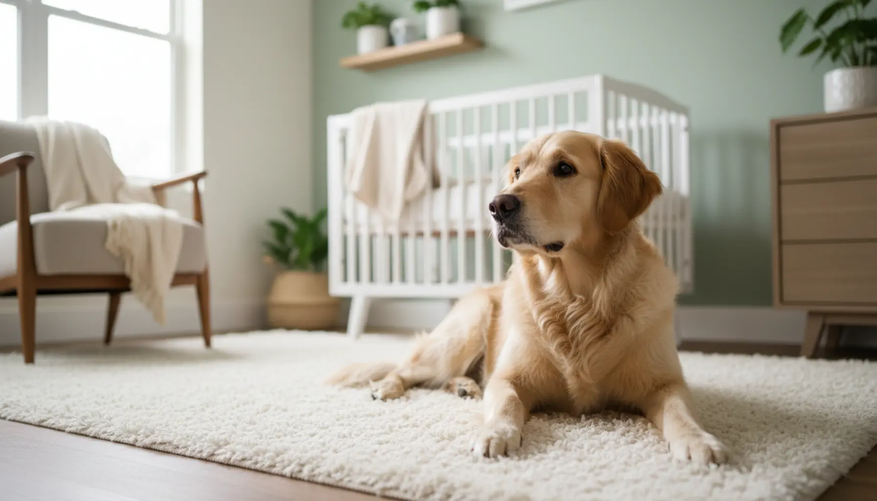How to prepare your dog for the arrival of a baby at home in practice